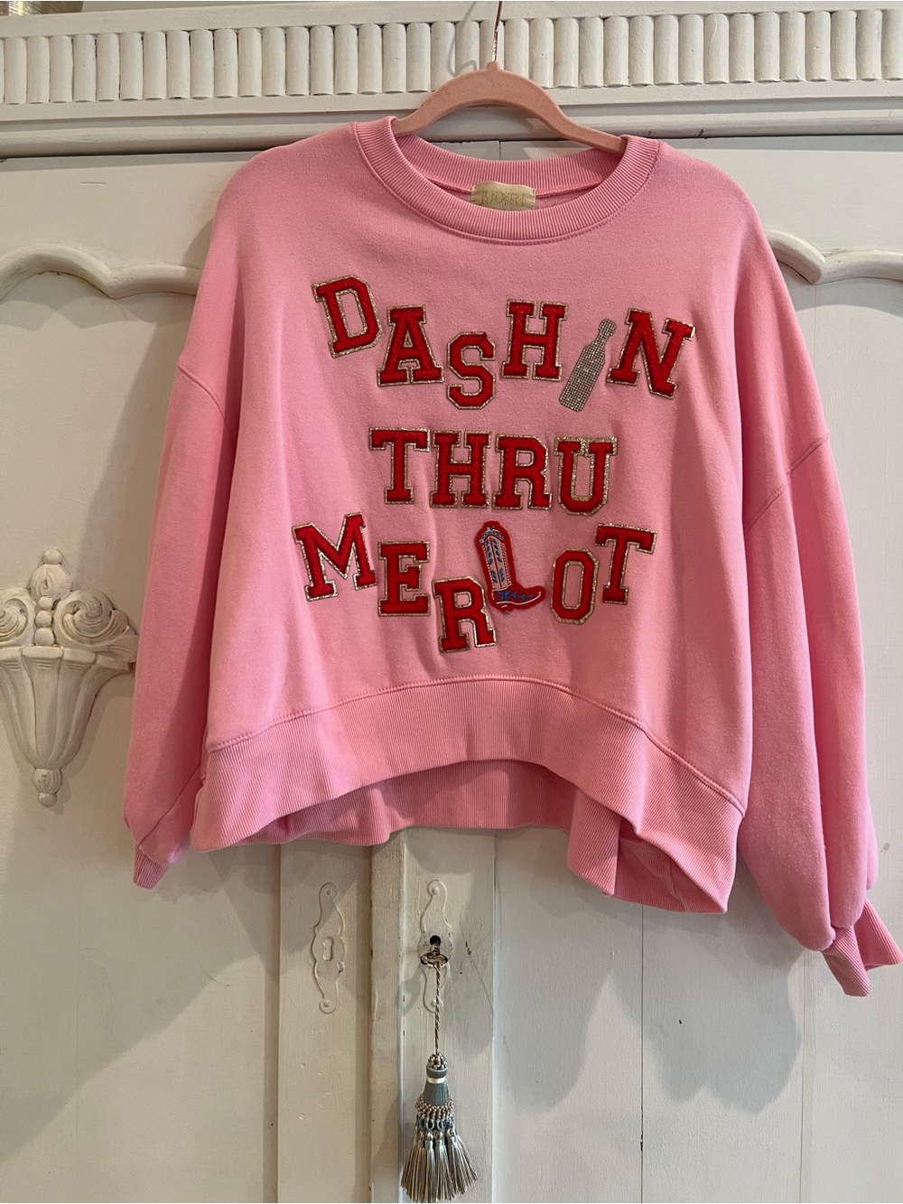 Judith March Christmas Wine sweatshirt small